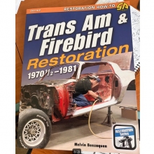 Pontiac Firebird & Trans Am Restoration -kirja
