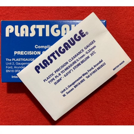 Plastigauge PL - B. Mitta-alue: 0.100-0.250mm. 10 kpl._1
