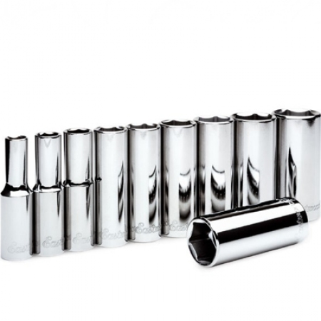 Eastwood Long Socket Set 1/2\" Drive 10 pcs SAE Eastwood